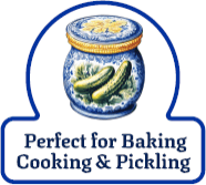 Perfect for baking, cooking, and pickling